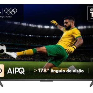 Smart TV TCL 55" QLED 4K Google TV 144Hz Dolby Atmos