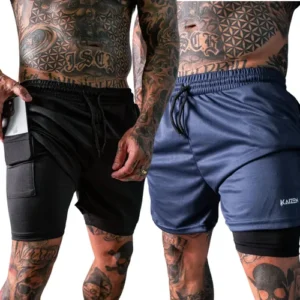 Kit 2 Shorts Dry Fit para Academia