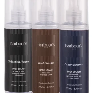 Kit 3 Body Splash Barbours 200ml